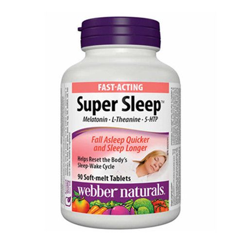 Webber Naturals Super Sleep 90 soft melt tablets